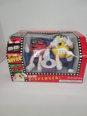 M&M's "At The Movies in 3D" Candy Dispenser is a limited edition In Original Box